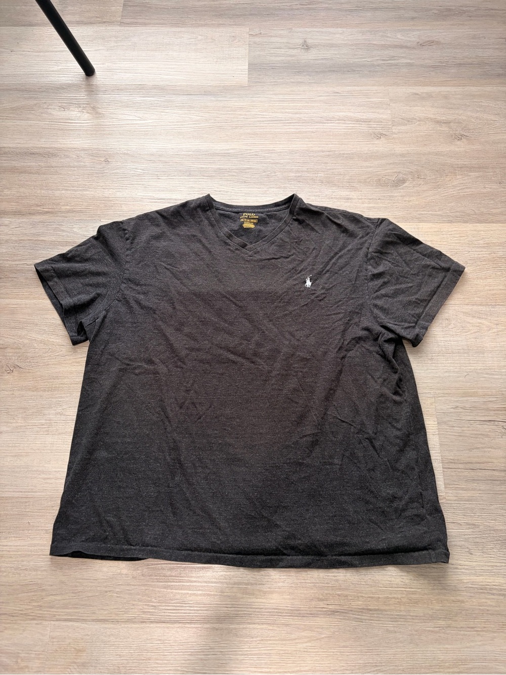 Polo by Ralph Lauren Men's Black V-Neck Short Sleeve Shirt